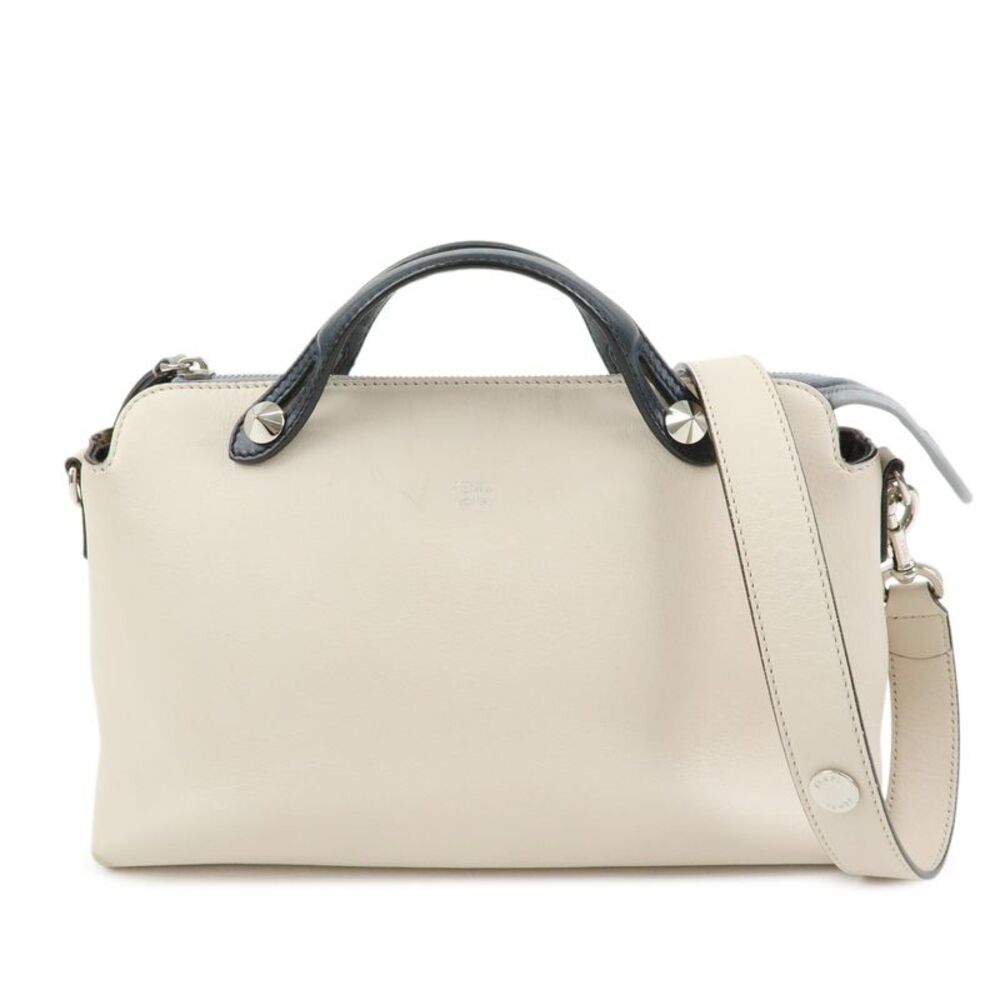 Fendi Selleria By The Way Satchel Leather Neutral Leather Handbag